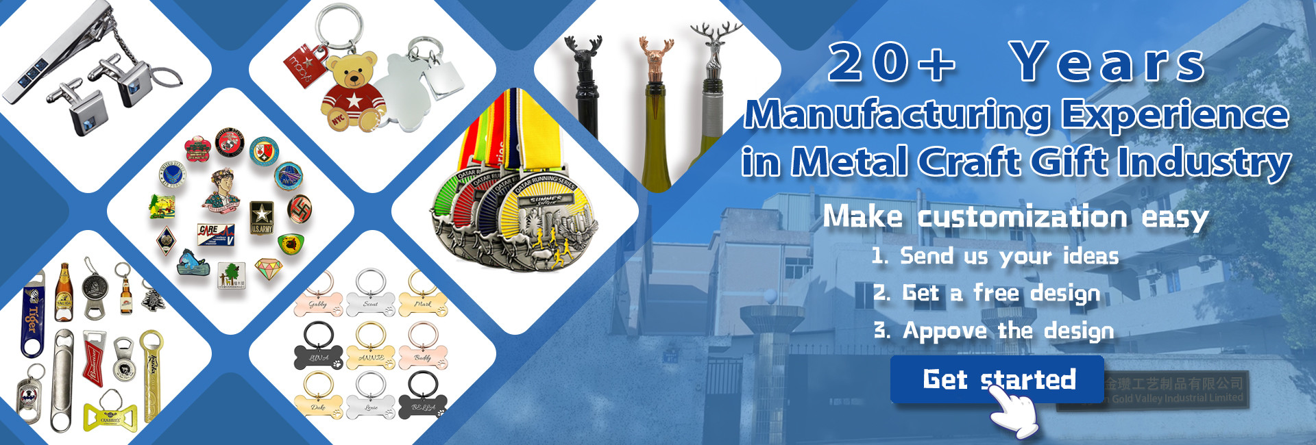 ποιότητας μετάλλιο συνήθειας εργοστάσιο